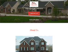 Tablet Screenshot of chrissporscustomhomes.com
